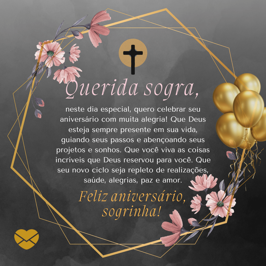 mensagem de aniversário para sogra
