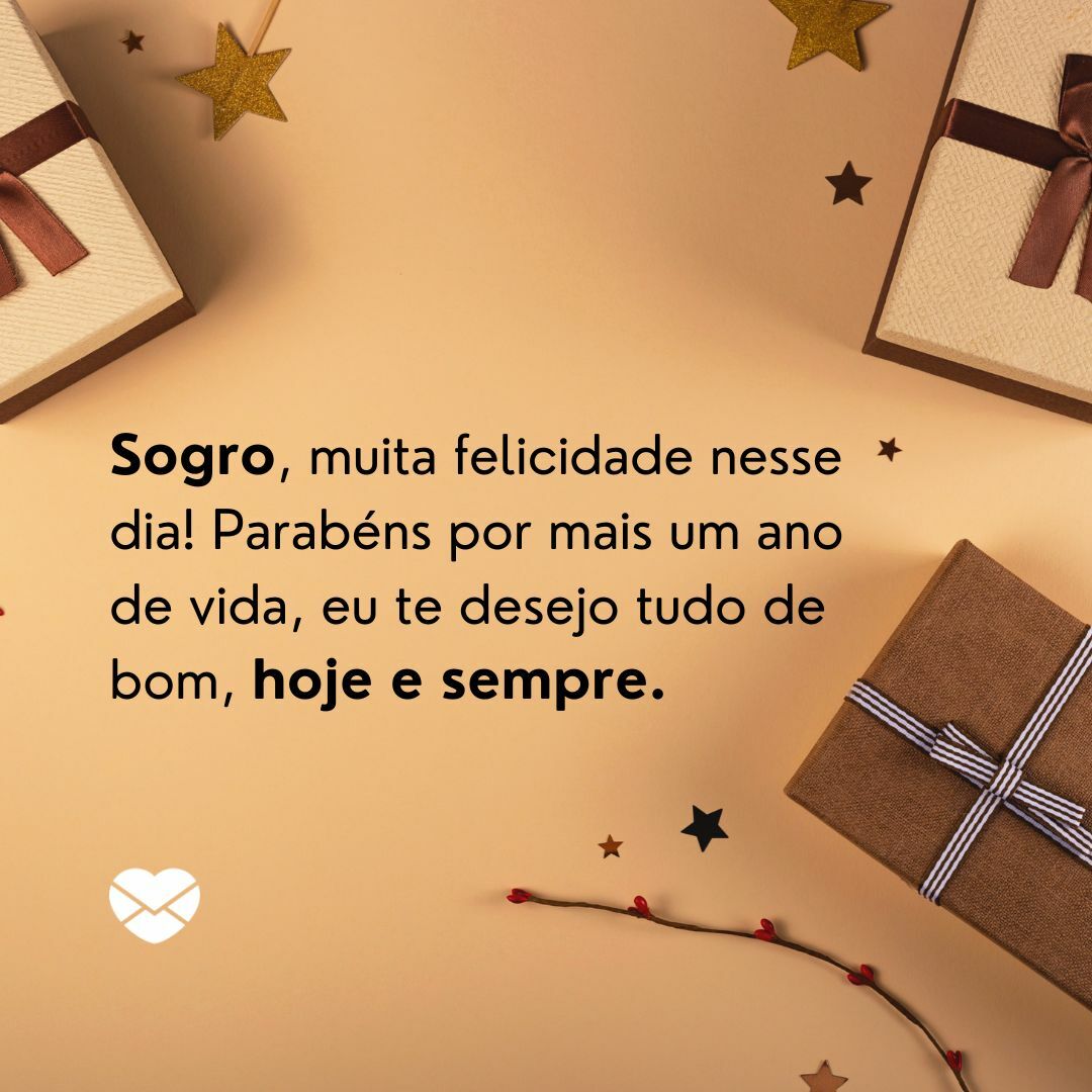 frases de aniversário para sogro
