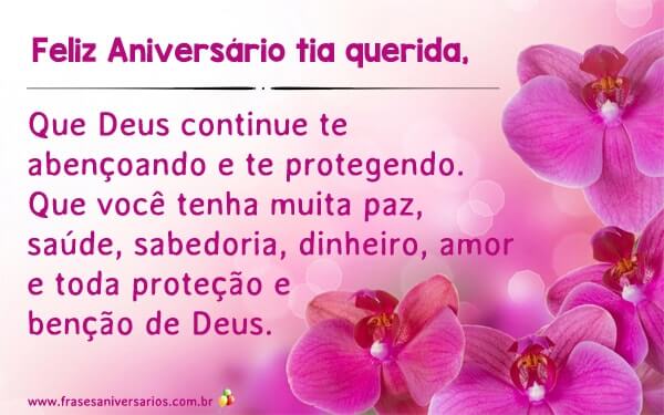 frases de aniversário para tia