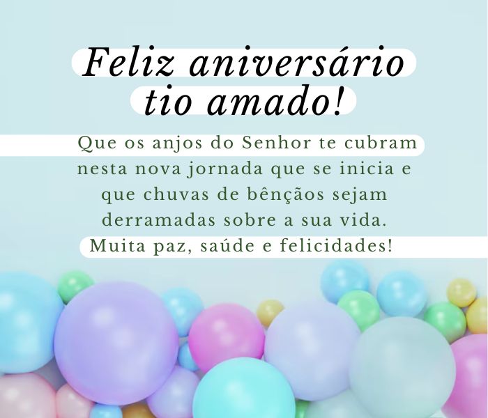 parabéns tio especial