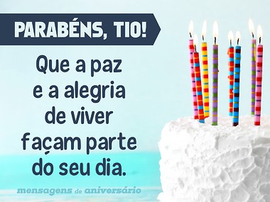 mensagens curtas para tio