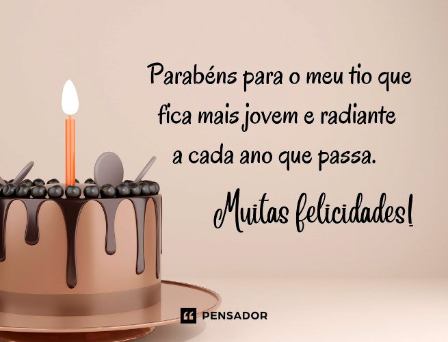frases de aniversário para tio