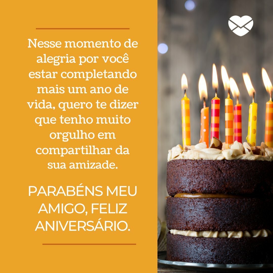 mensagem de aniversário para amigo que mora longe