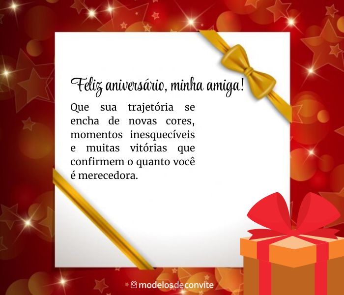 mensagem de aniversário para amiga que mora longe
