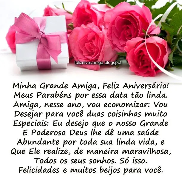 como desejar feliz aniversário para amiga