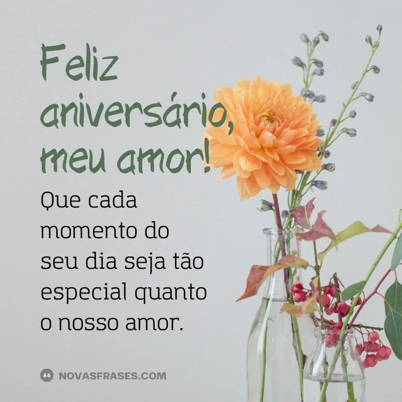 mensagem de aniversário para amor da minha vida