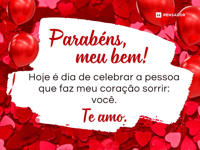 desejos de aniversário para o amor