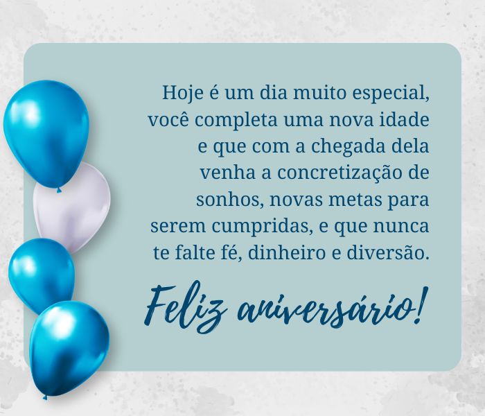 mensagens de aniversário para homem que marcou minha vida