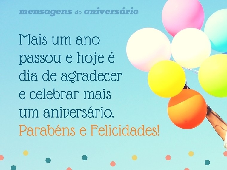 mensagens de aniversário criativas