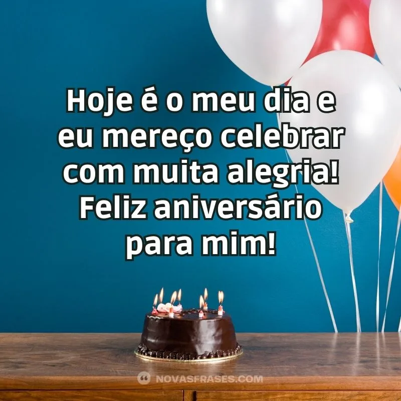 parabéns pra mim