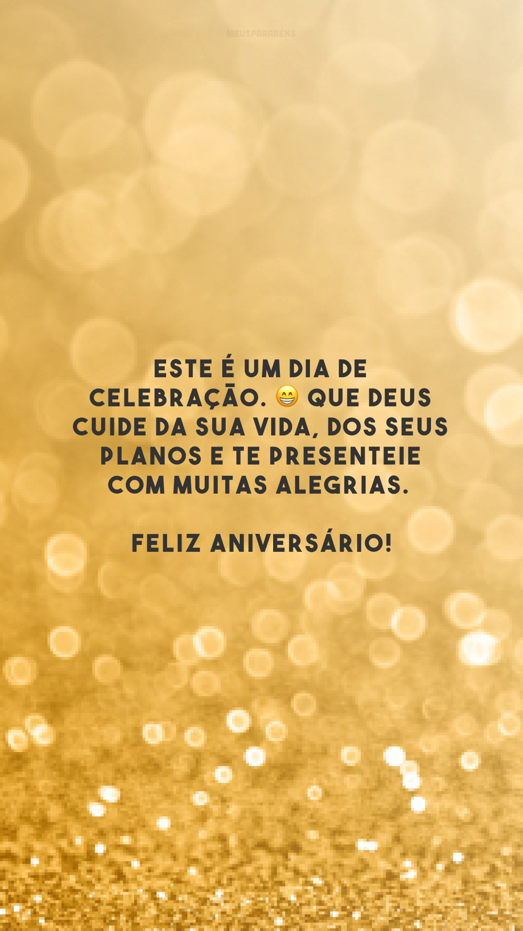 aniversário abençoado por Deus