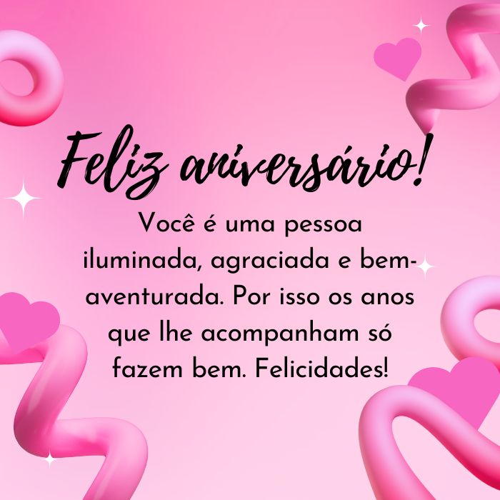 cartão de aniversário simples