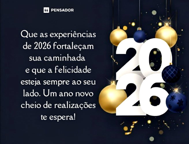 mensagem de ano novo 2026