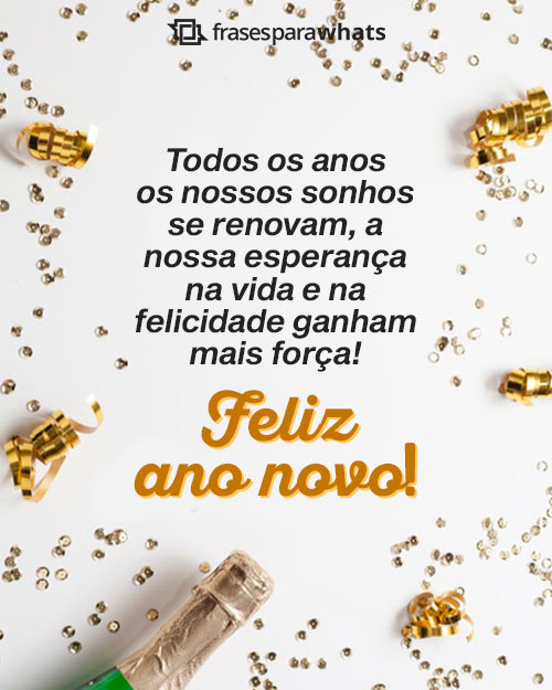 mensagens de renovação para o ano novo