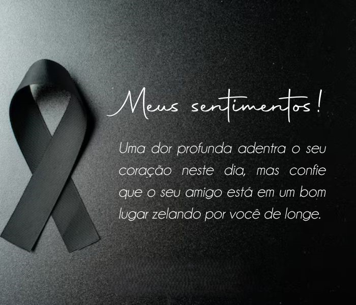 mensagens de condolências