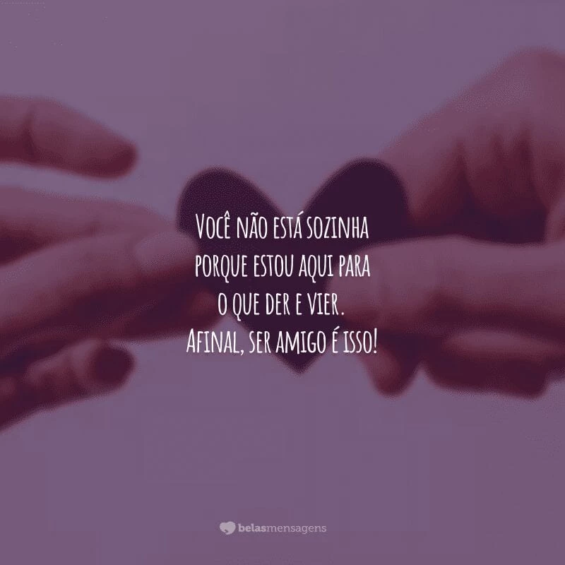 apoio emocional para amiga