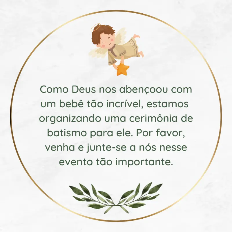 citações batismo