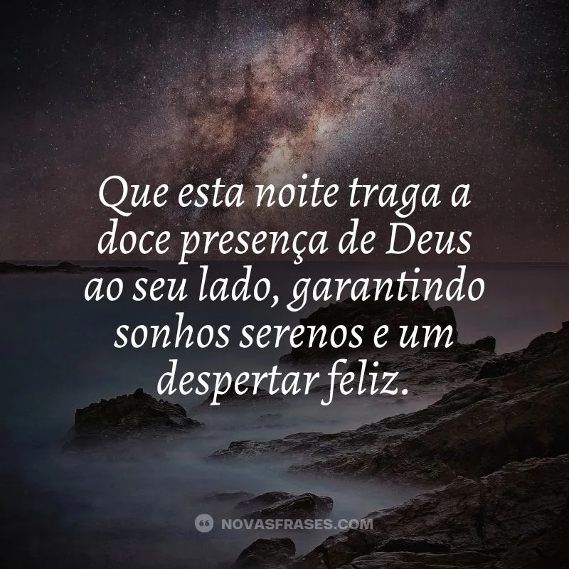mensagem de boa noite com Deus