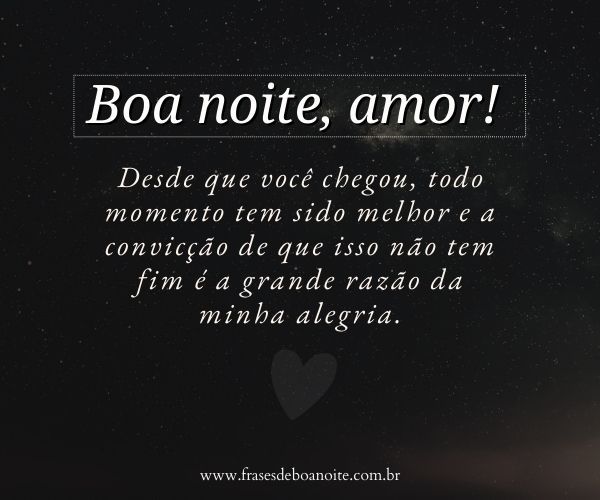 boa noite amor com emojis