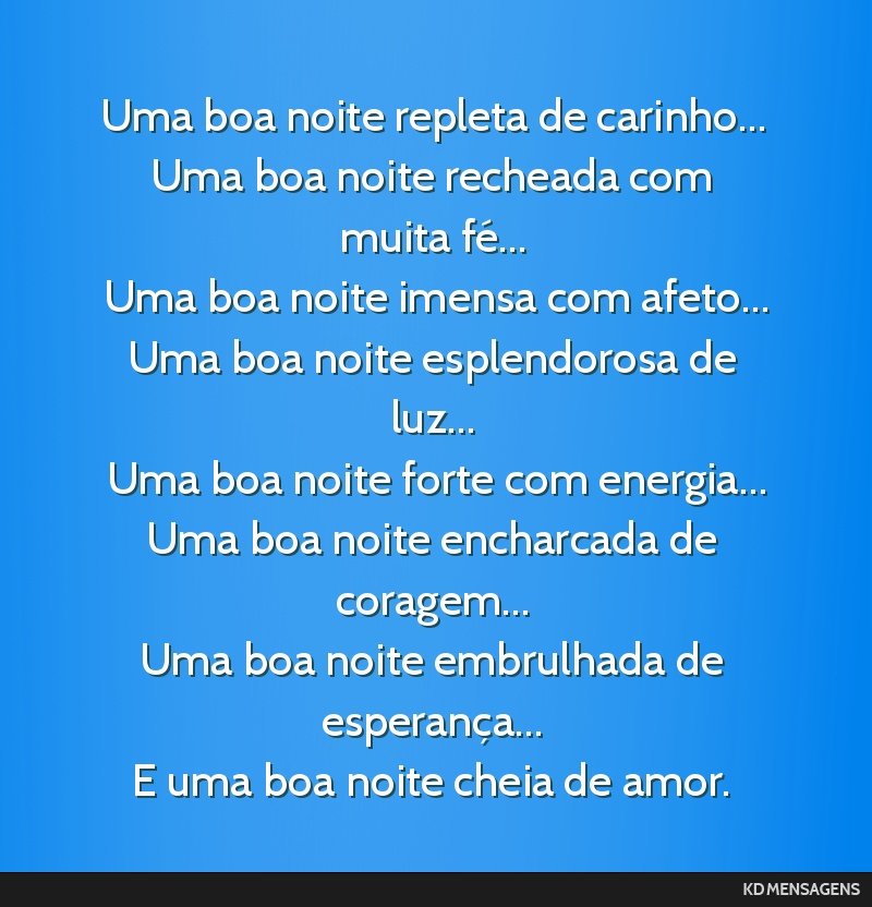 mensagens de boa noite com carinho para namorado