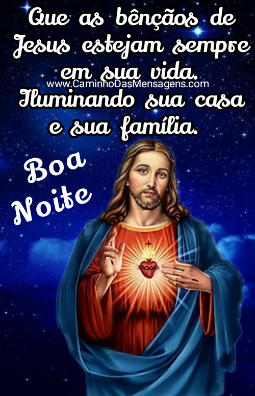paz de Cristo para a noite