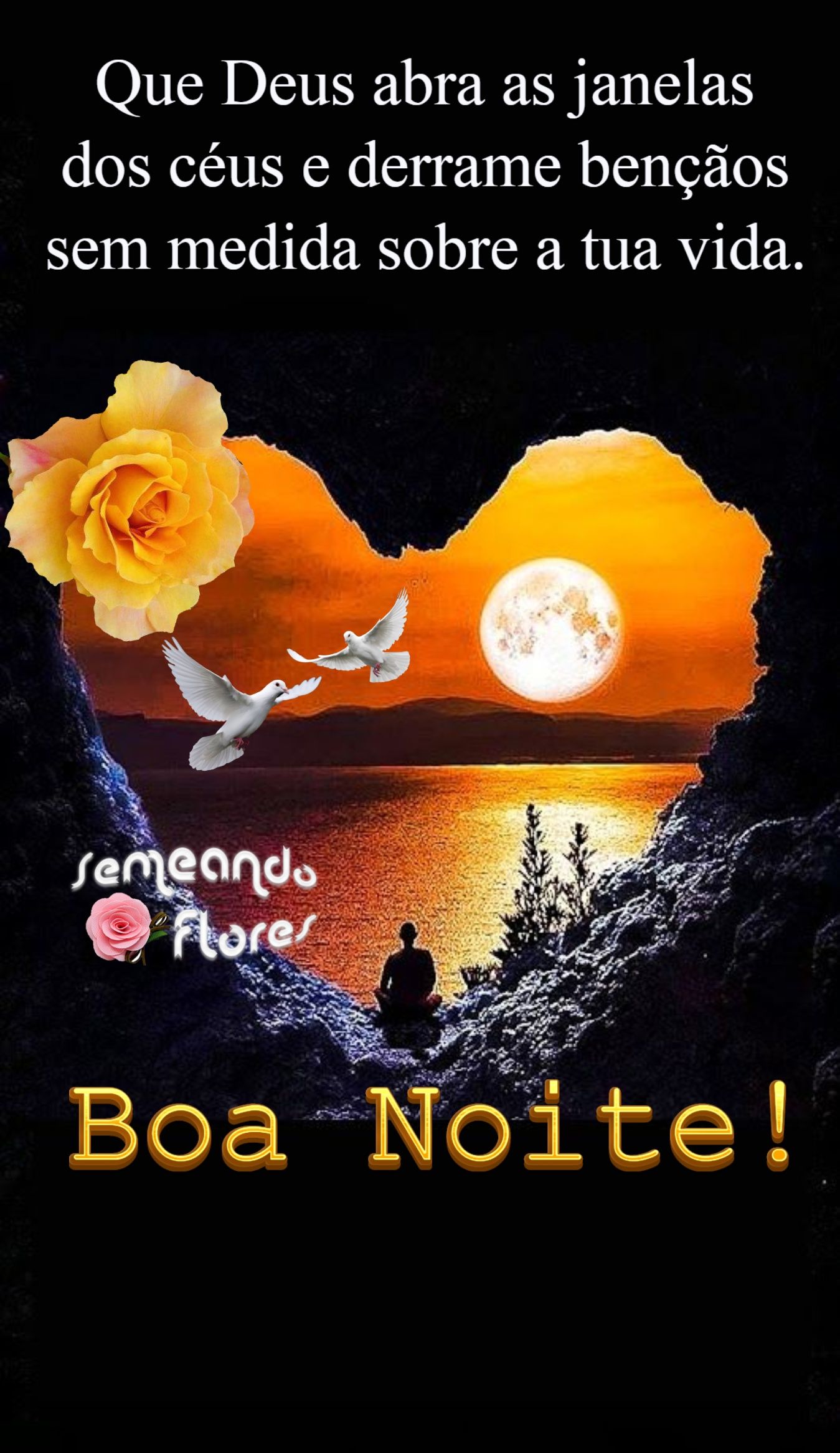 melhores imagens de boa noite com deus para whatsapp