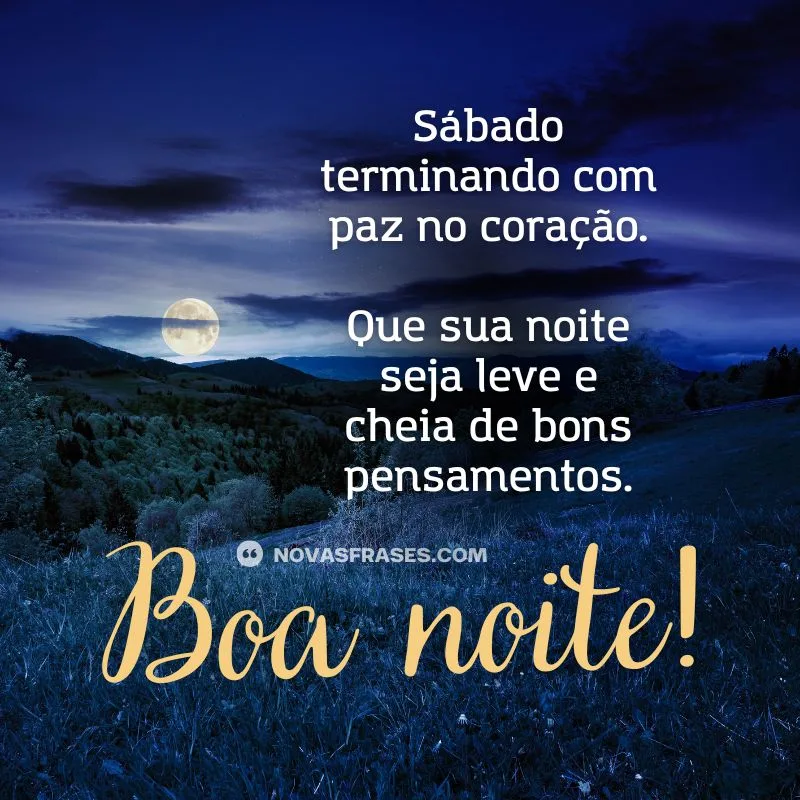mensagem de boa noite sábado engraçada