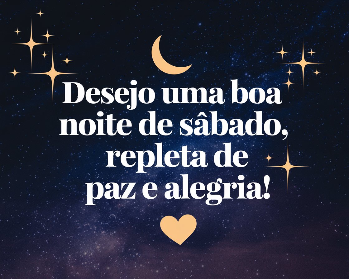 mensagem de boa noite sábado engraçada