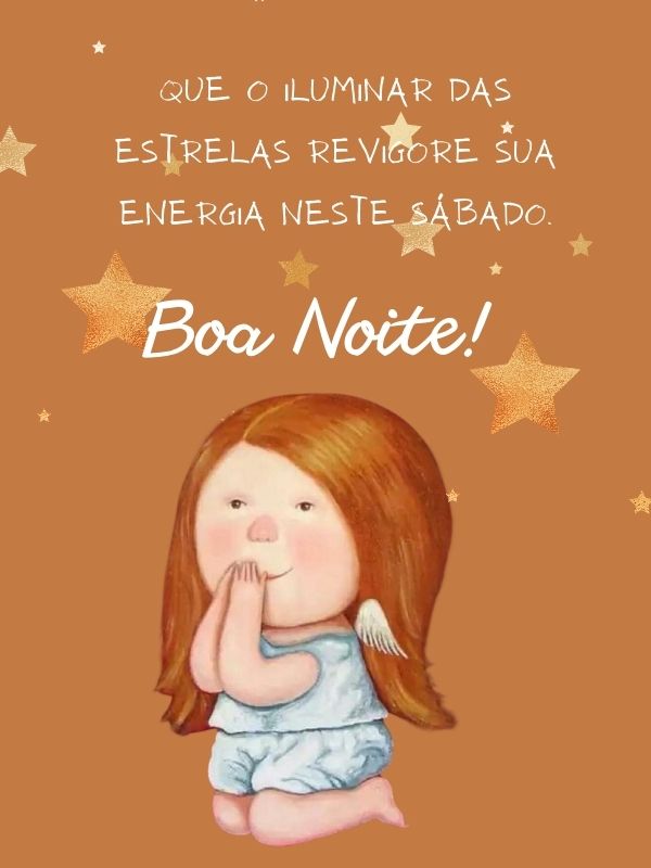 mensagens de boa noite de sábado para amigos