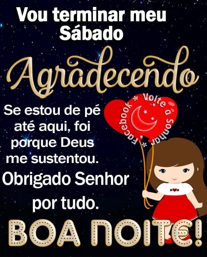 mensagens de boa noite de sábado para família