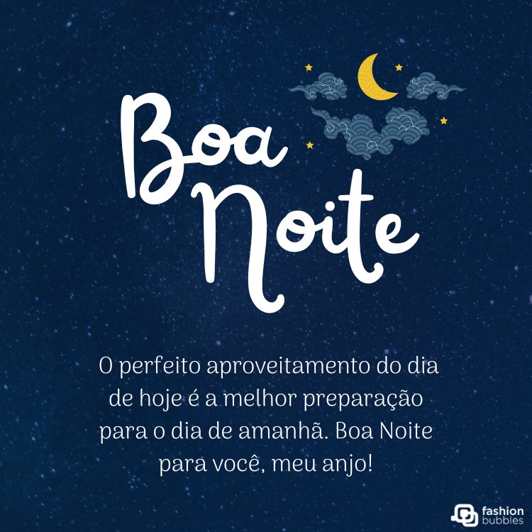 desenho de boa noite para família