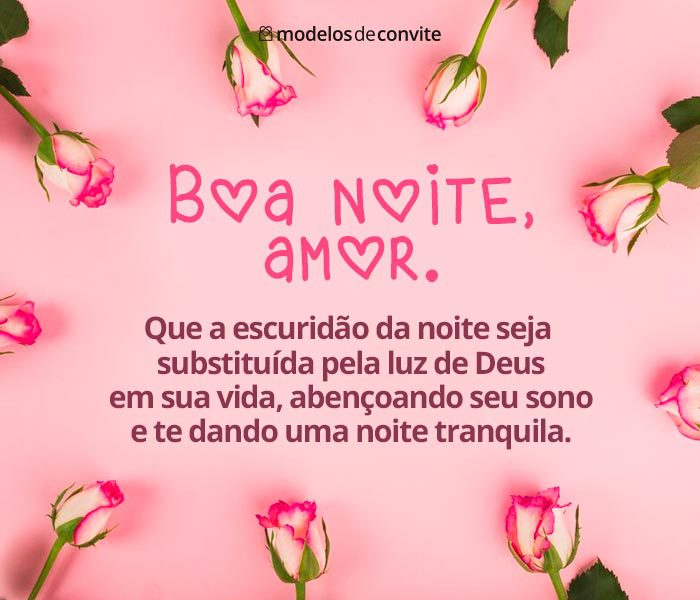 como desejar boa noite especial