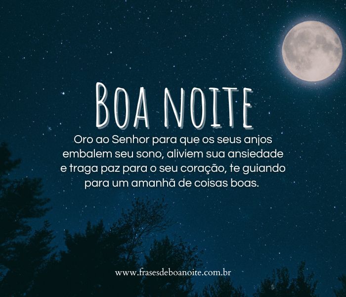 mensagem de boa noite evangélica