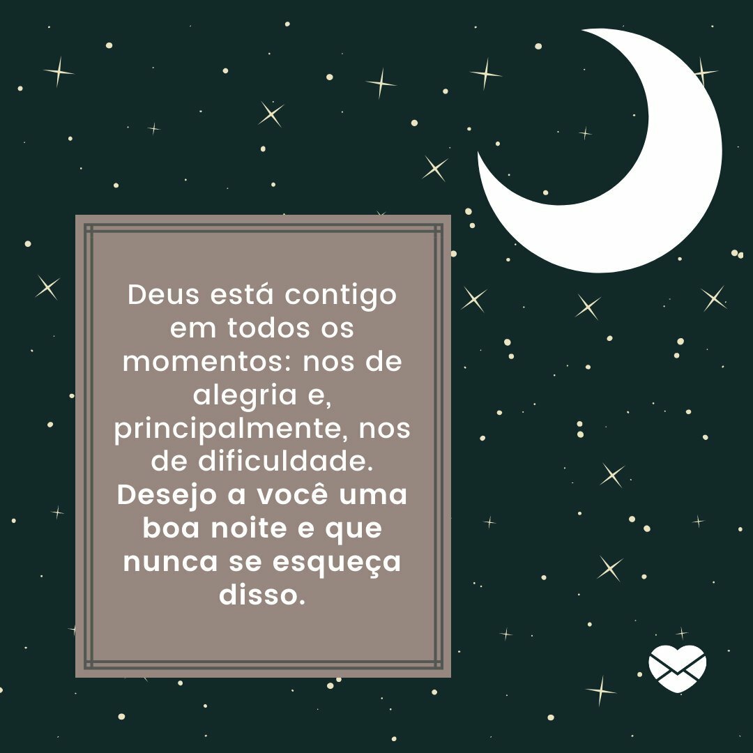 mensagem de boa noite evangélica