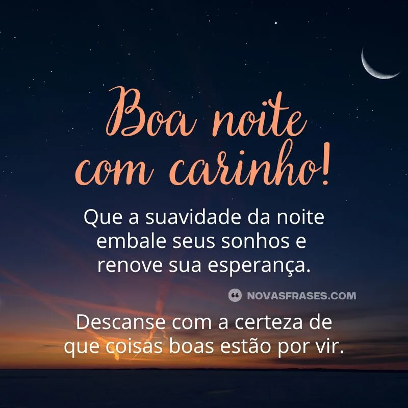 mensagem de boa noite para crush
