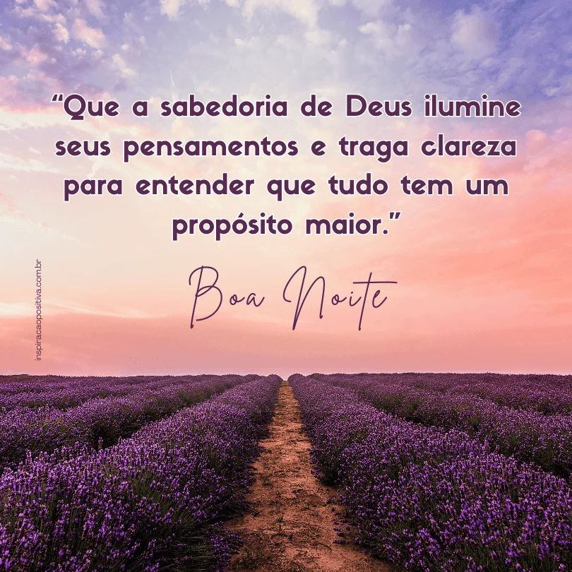 pensamentos profundos para a noite