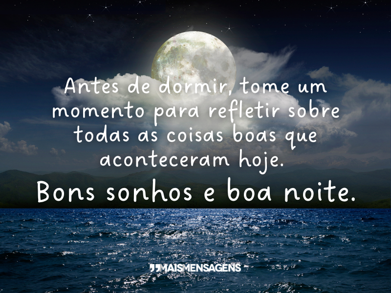 citações inspiradoras para a noite