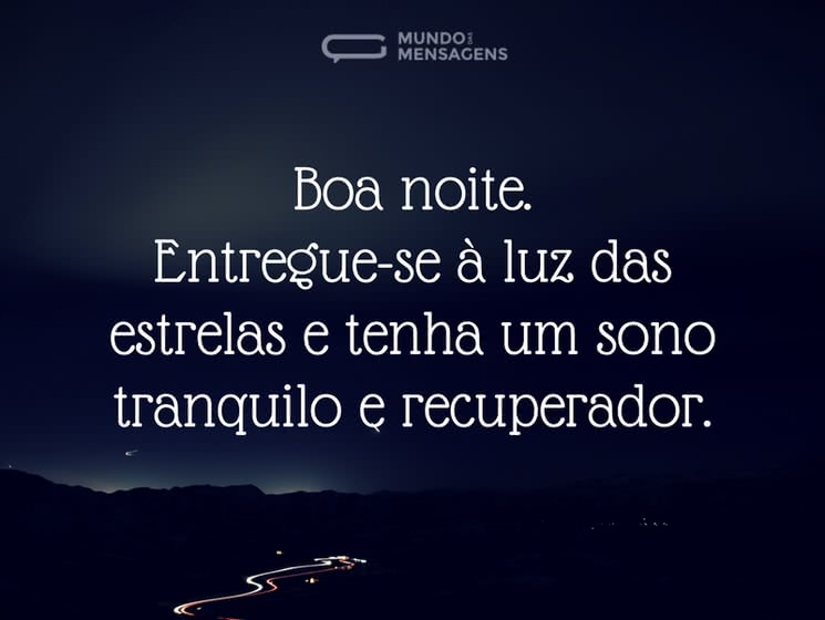 mensagem de boa noite para whatsapp