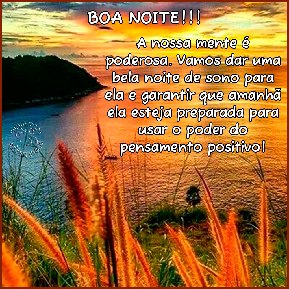 desejos de boa noite com fé e esperança