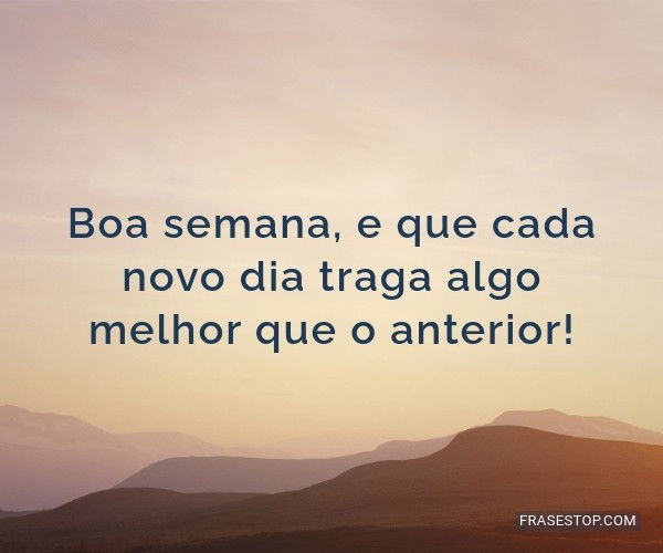 mensagens de boa semana curtas