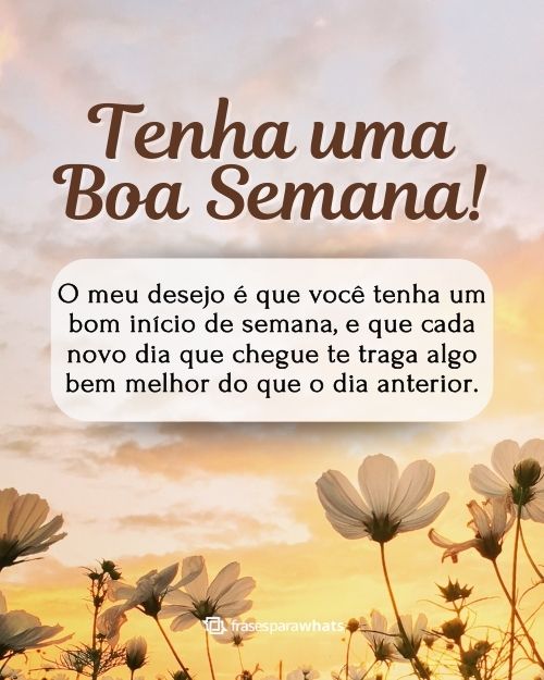 mensagens de energia positiva para a semana