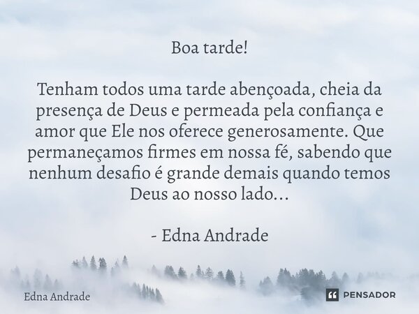 mensagens reflexivas de boa tarde