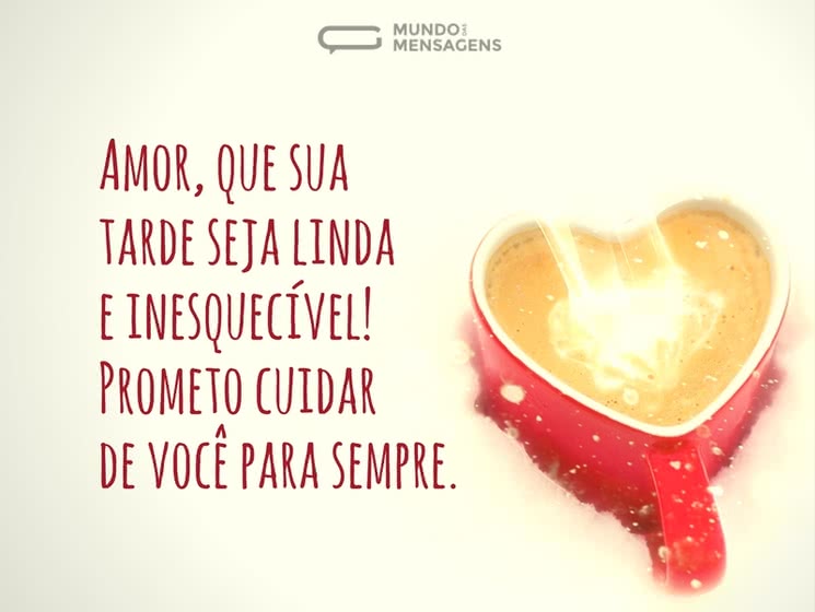 como criar mensagem de boa tarde com carinho perfeita