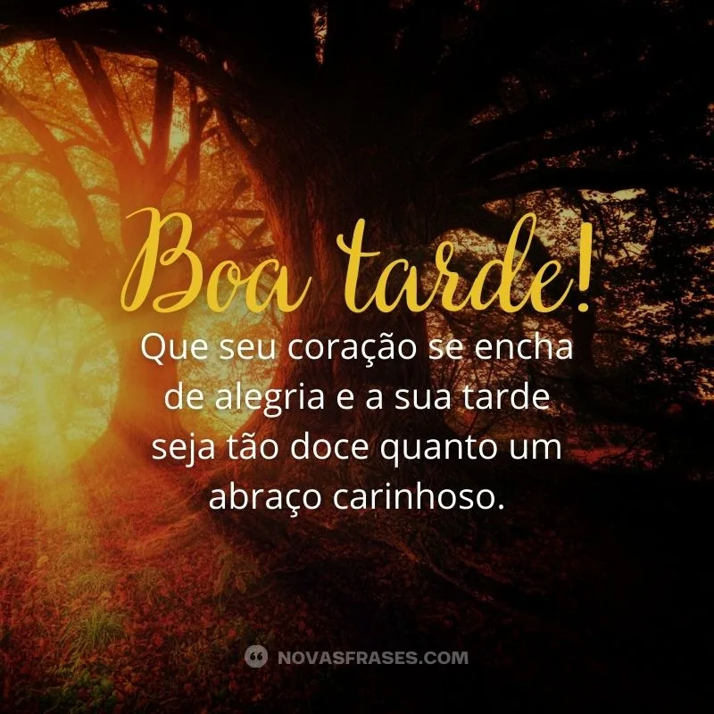 mensagens de boa tarde com carinho para amigos