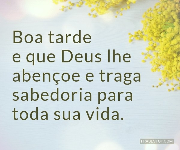 cartões de boa tarde com deus