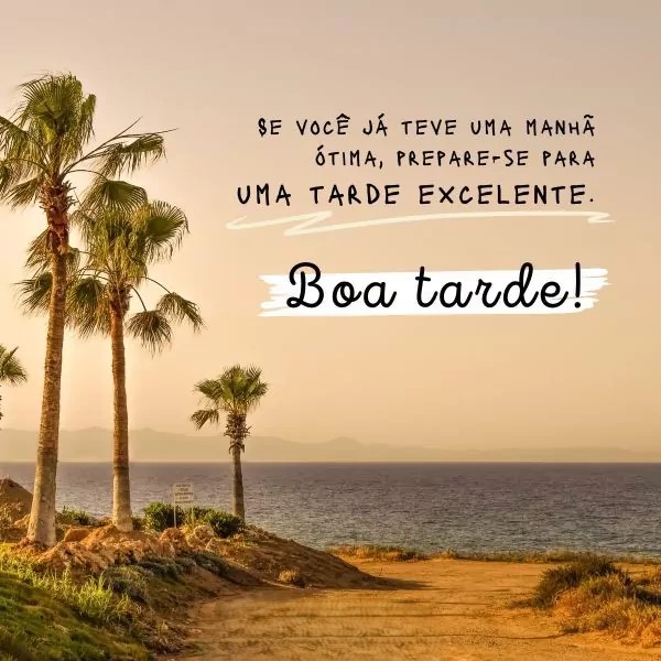 mensagem de boa tarde com Deus