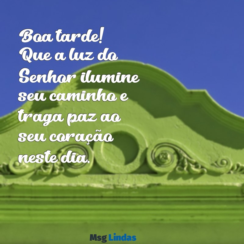 mensagens de esperança para a tarde evangélica