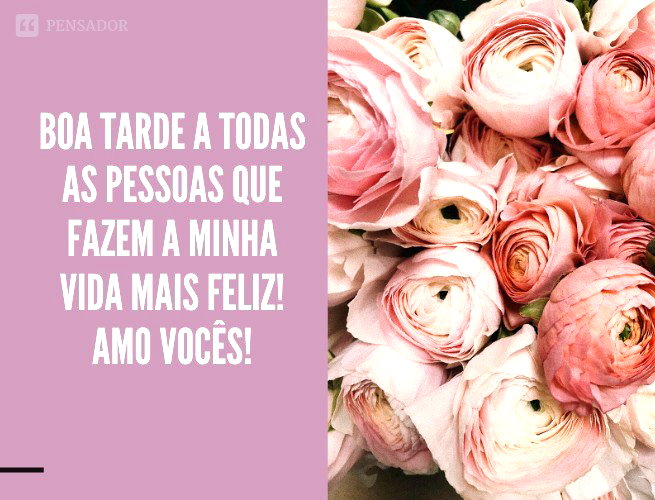 como criar mensagem de boa tarde personalizada