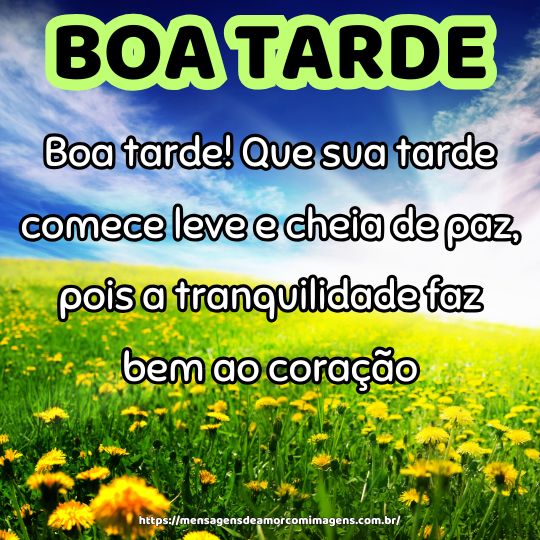 mensagem de boa tarde com flores