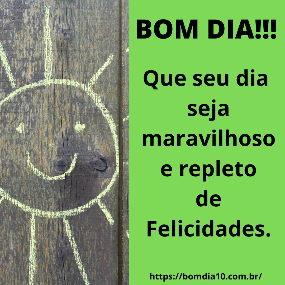mensagem de bom dia abençoado